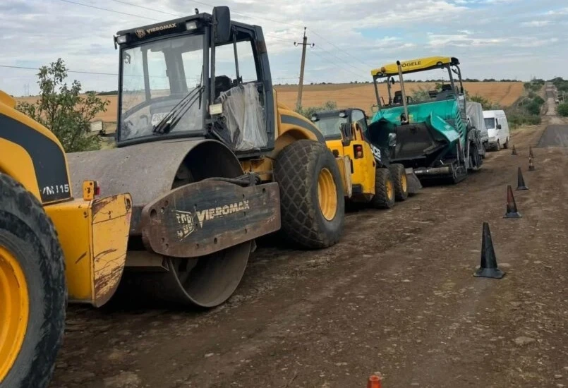 Ремонт дороги між Вигодою між Паліївкою