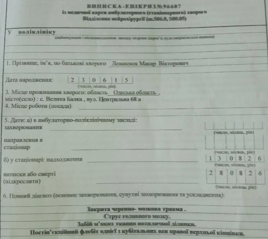 У Нерубайській громаді 11-ий хлопчик після нападу опинився в лікарні. Мати оскаржує бездіяльність