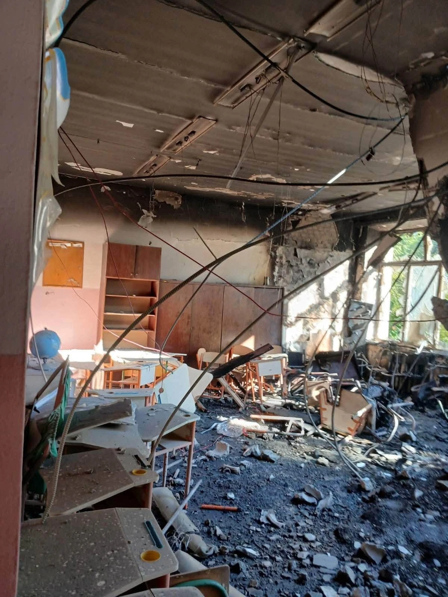 В Усатівській громаді російський дрон пошкодив Міжлиманську гімназію: як навчатимуться 128 учнів