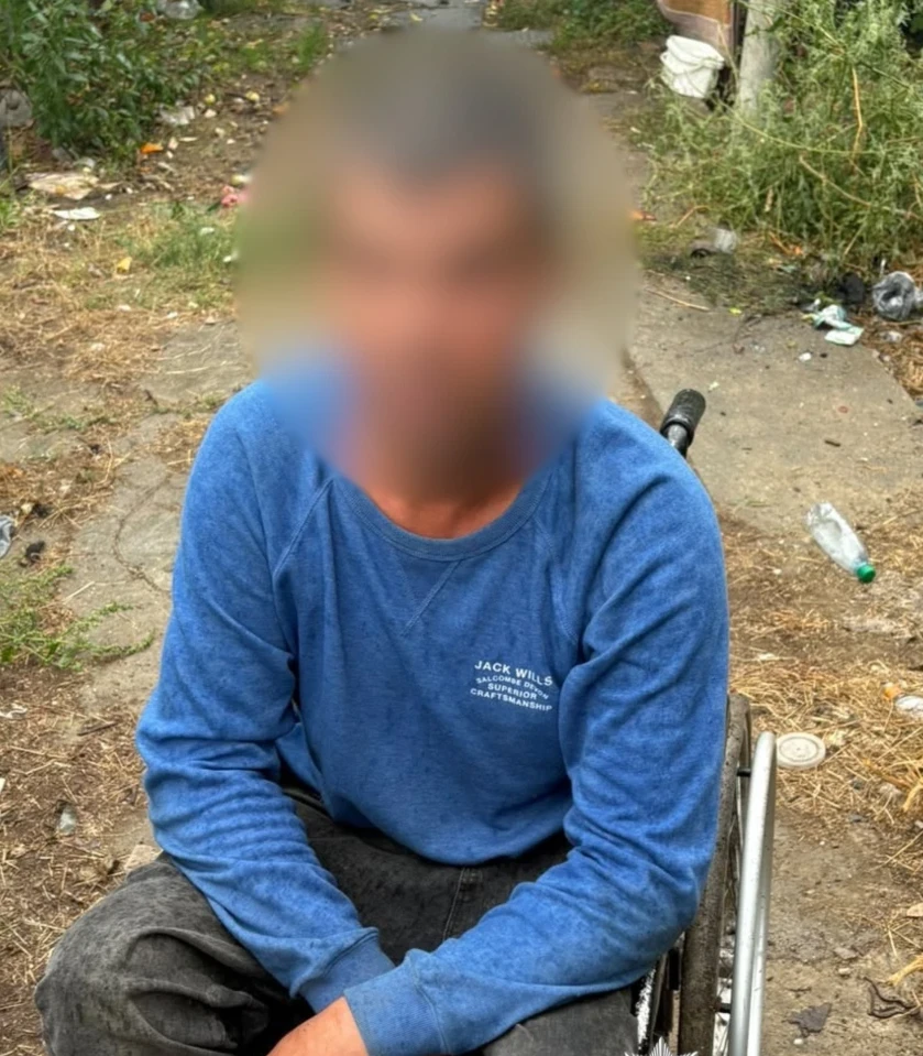 40-річний житель м. Біляївка, якого підозрюють у жорстокому поводжені з домашнім псом