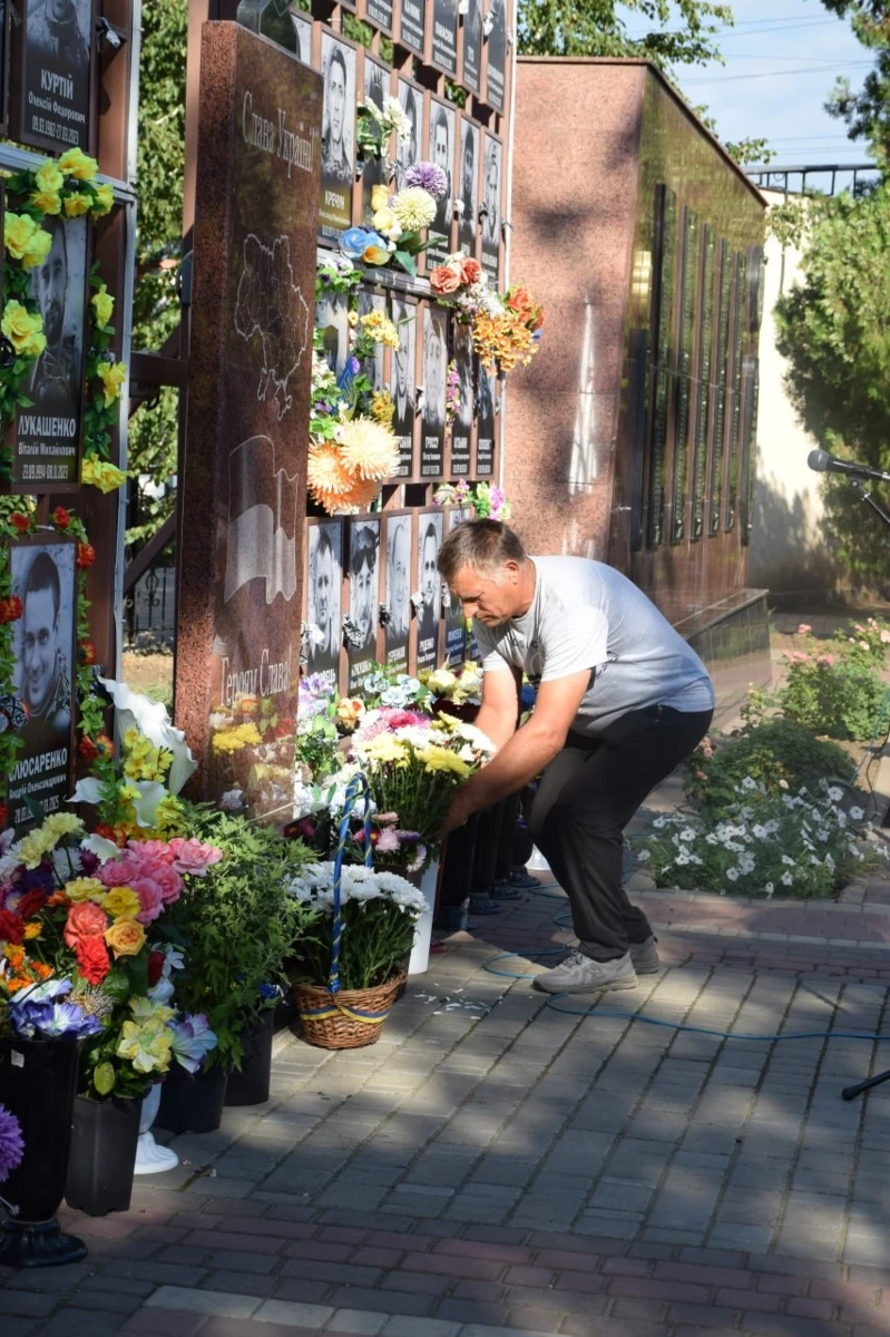 У Біляївці провели захід до Дня Незалежності та вшанували полеглих Героїв
