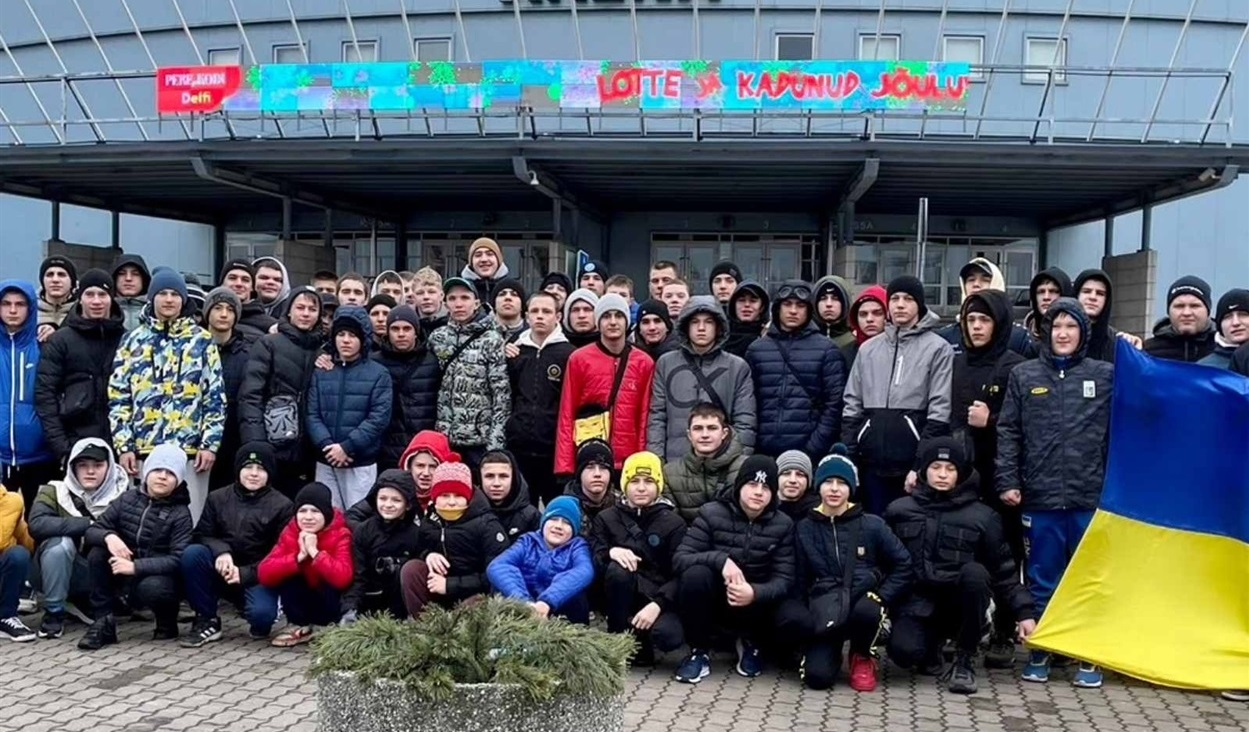 Учасники молодіжного турніру з греко-римської боротьби "Tallinn Open". 