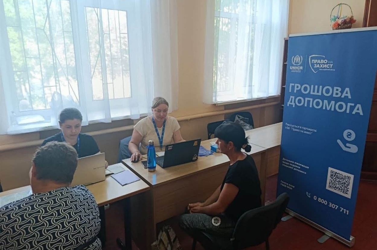 Оформлення допомоги від ООН для постраждалих від обстрілу в селі Широка Балка