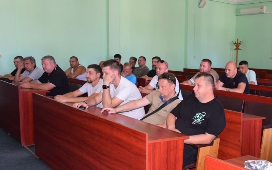 Під час зустрічі з ГО "Біляївська сомооборона"