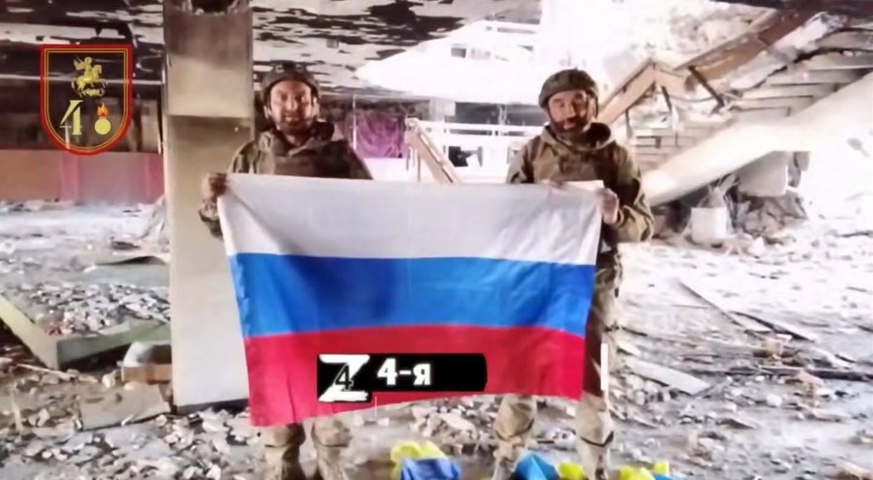скрін з російського відео