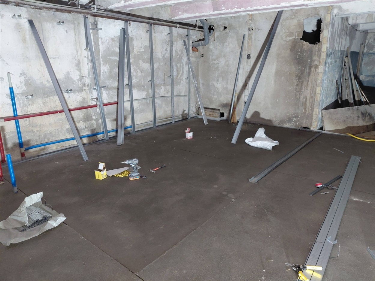 Приміщення у Центрі культури Великодалинської сільради, де планують облаштувати освітній ценр для дітей