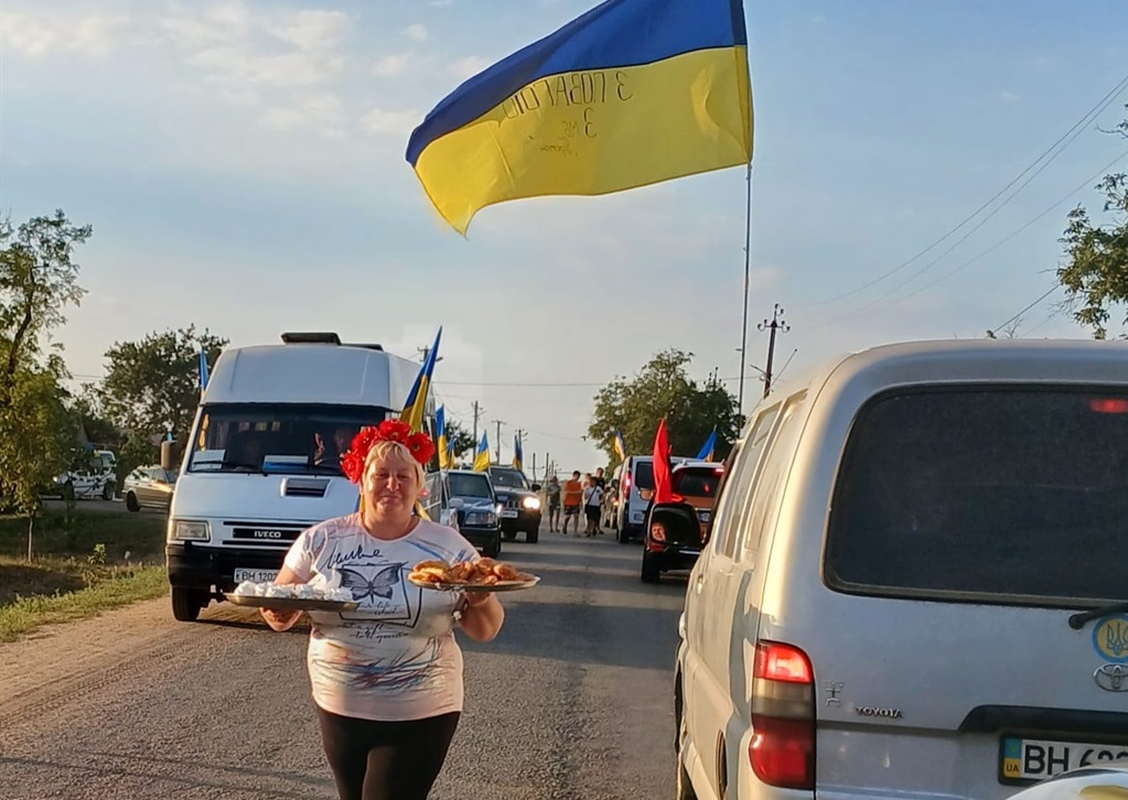 Патріотичний автопробіг до Дня Державного Прапору 2023 Біляївка