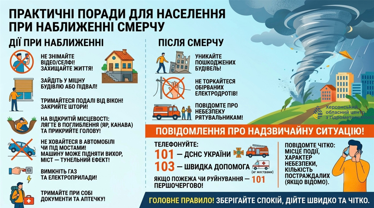 Поради для населення