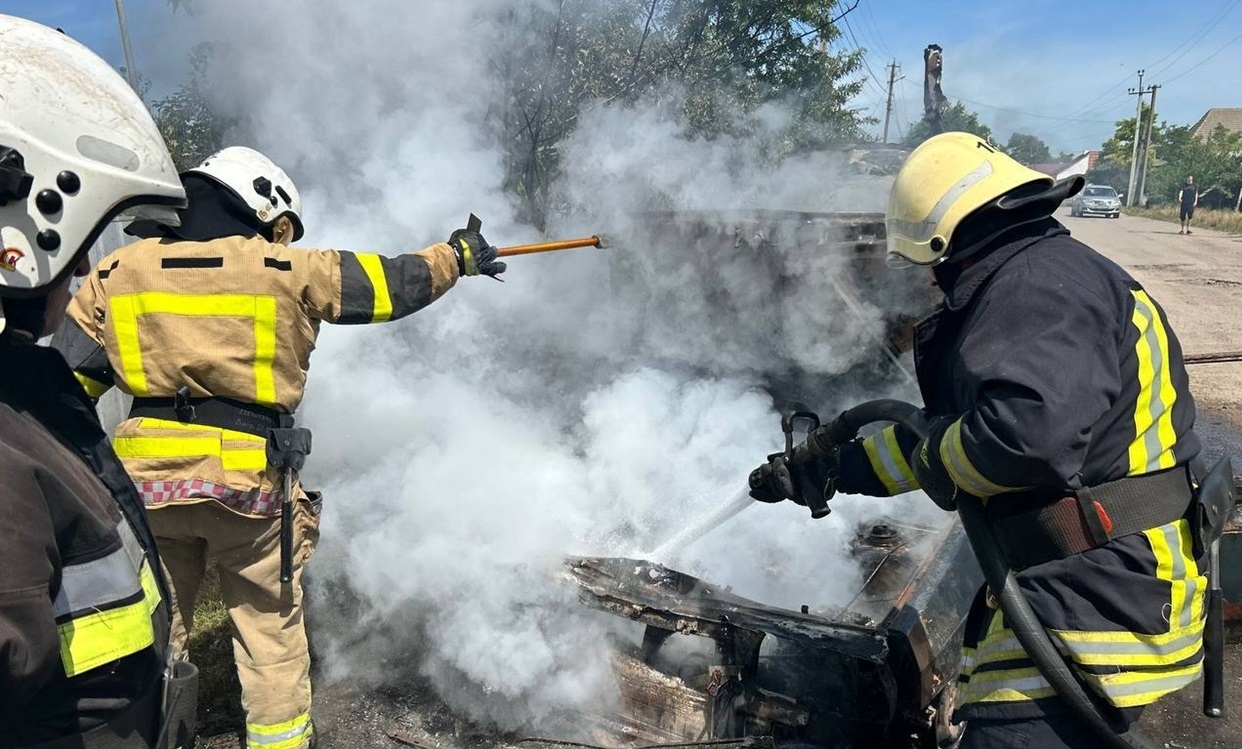 В машині вибухнув газовий балон Одещина