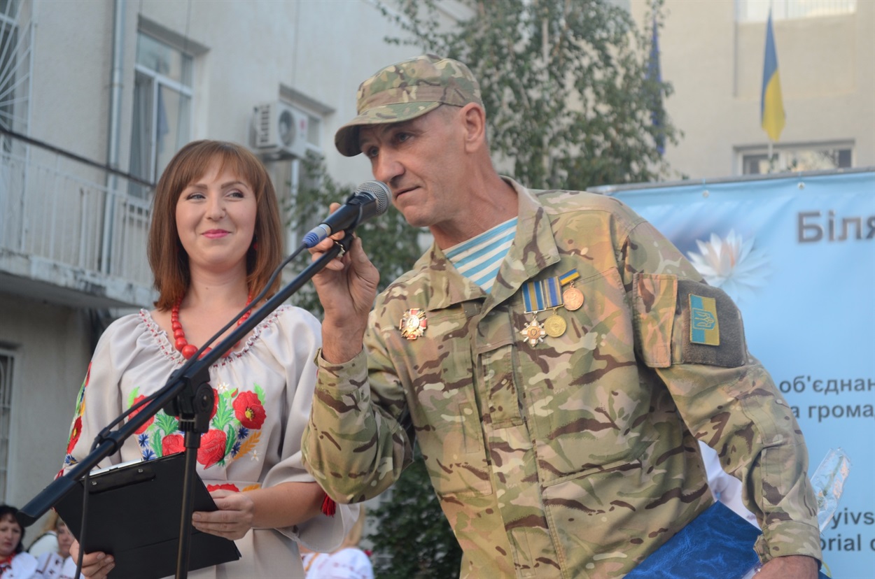 Учасники проведення АТО приймають участь в забезпеченні правопорядку та безпеки на території Біляївки та сіл громади, мають всебічну підтримку місцевої ради