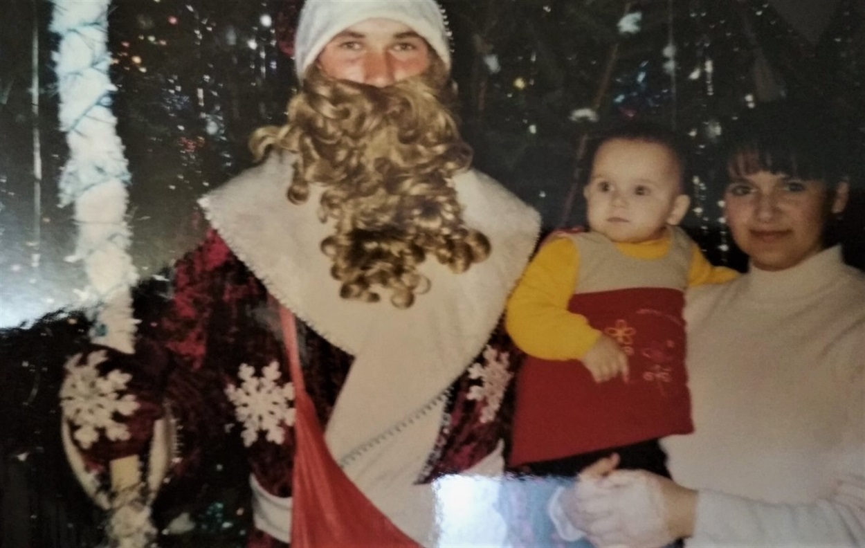 Ось, ця, за словами Володимира, шедевральна борода.