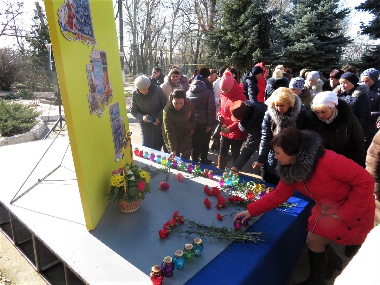 День пам'яті Героїв Небесної Сотні в Біляївці 2019 рік