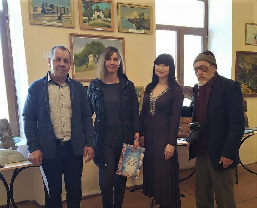Лівруч вправо: Олександр Коваленко, Оксана Сергієнко, Людмила Шумлянська, Валерій Сиров