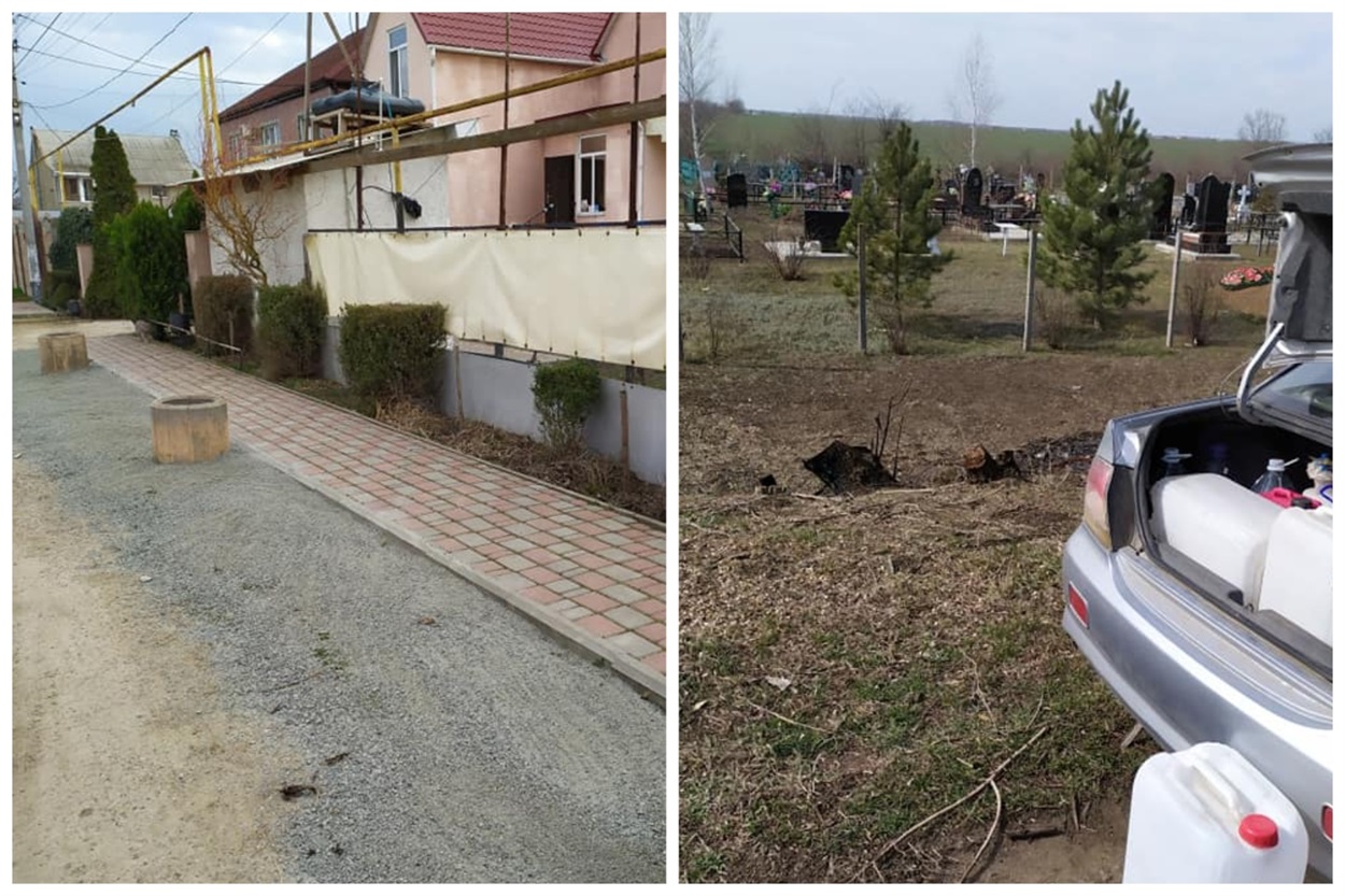 Відсипати узбіччя дороги, полити молоді дерва чи прибрати сміття - ці та інші акції ініціював Дмитро Кабаненко у своєму селищі