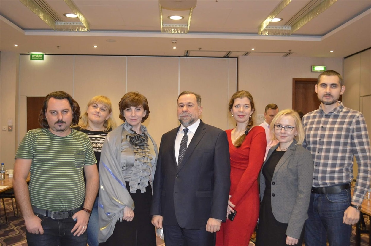Зустріч з  консулом України  Львом Захарчишиним у Гданську, 2019 рік 
