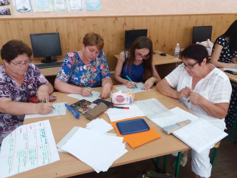 Під час роботи з вчителями Біляївської громади 