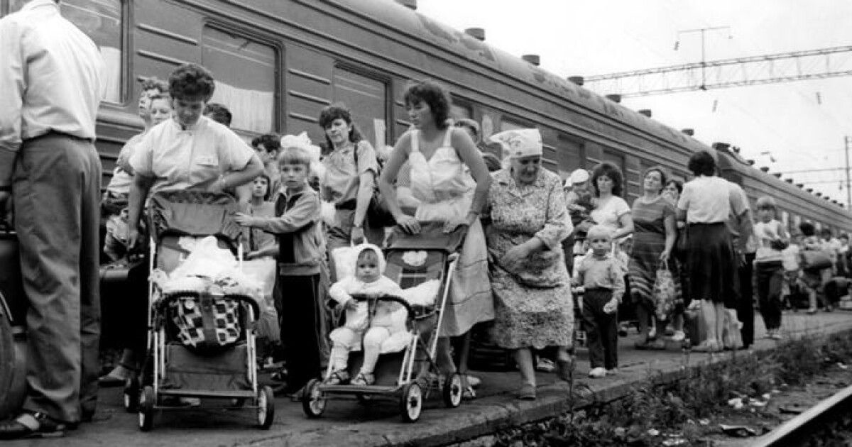 Евакуація жителів з Чорнобиля