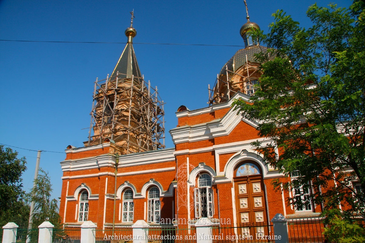 Свято-Миколаївський храм міста Біляївка (Червона Церква - місцева назва)