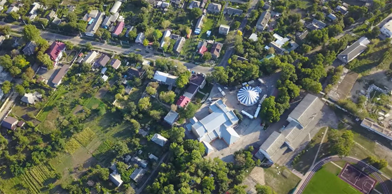 Вид на Біляївку зверху