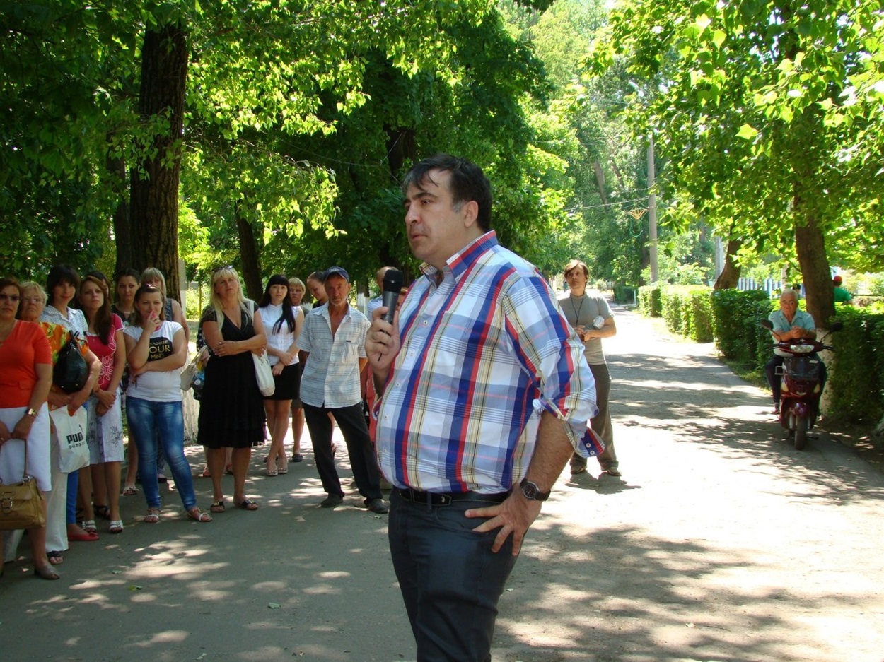 Міхеіл Саакашвілі у Біляївці