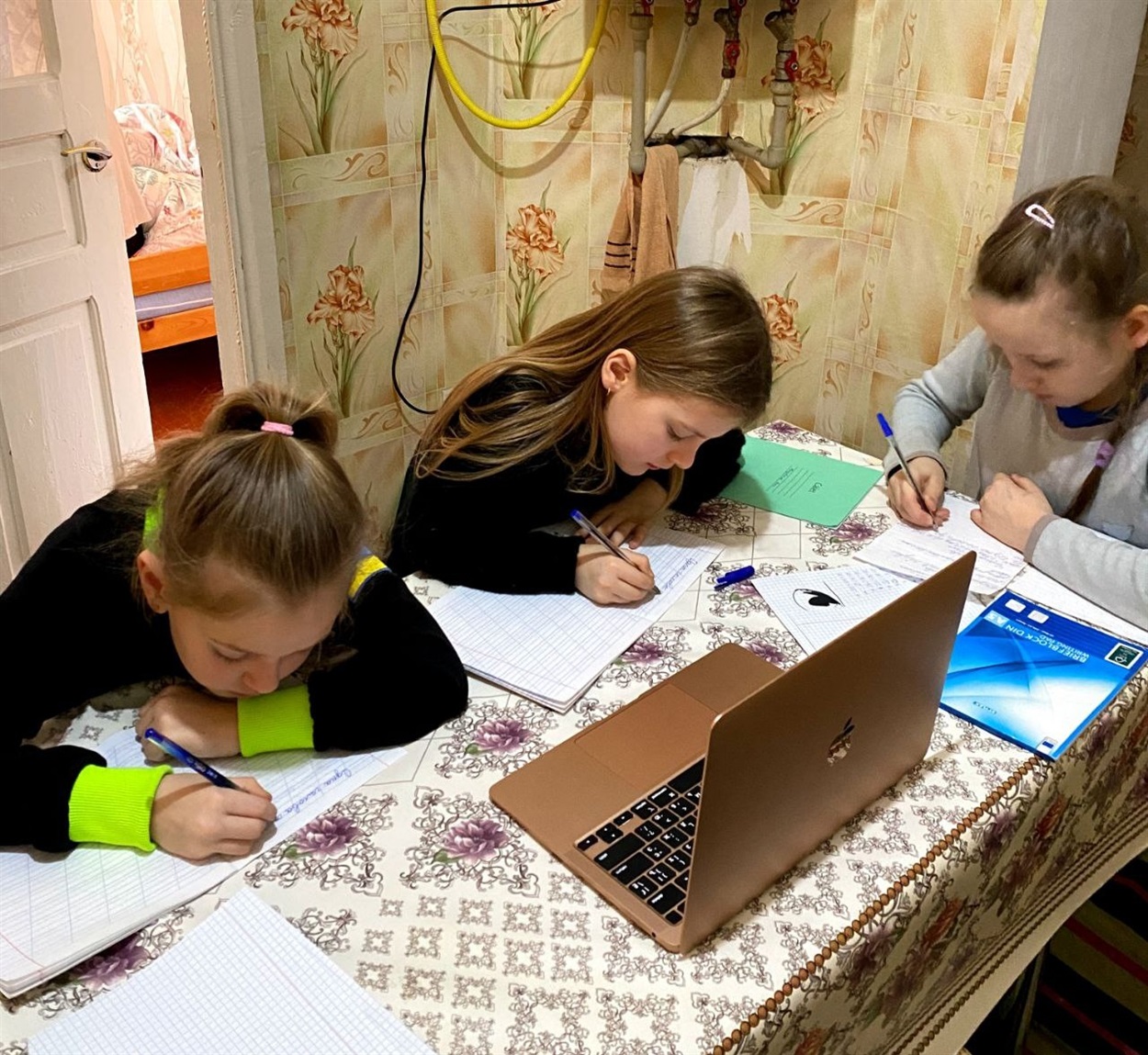 Діти виконують всі уроки, підключилися до навчання в Україні дистанційно