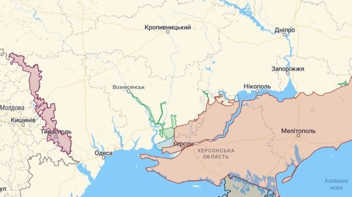 ТЕРИТОРІЯ ПРИДНІСТРОВ'Я (БОРДОВИМ), DEEPSTATEMAP.LIVE