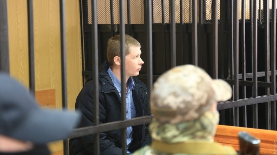 Росіянин Євген Мефьодов під час судового процесу.