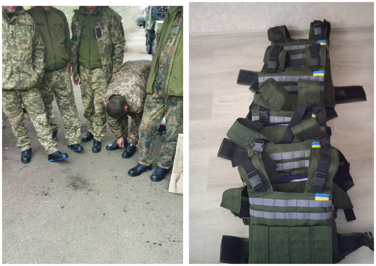 Омуніція, яку купили волонтери "Сузір'я добра" для бригади, в якій служить біляївець