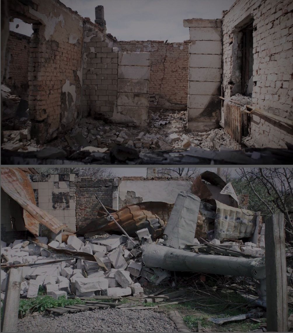 Від будинку, в якому мешкало подружжя, залишилися лише руїни