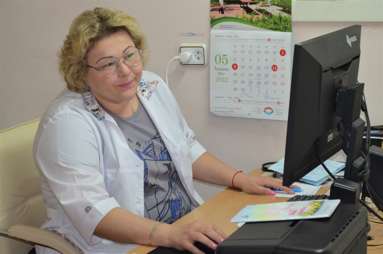 Лікарка-рентгенолог Біляївської лікарні Ганна Швець