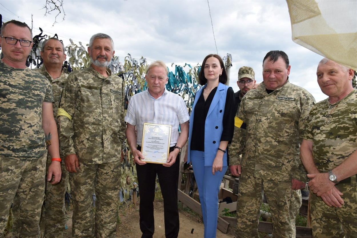 Військові подякували Біляївській міській раді за постійну підтримку та допомогу