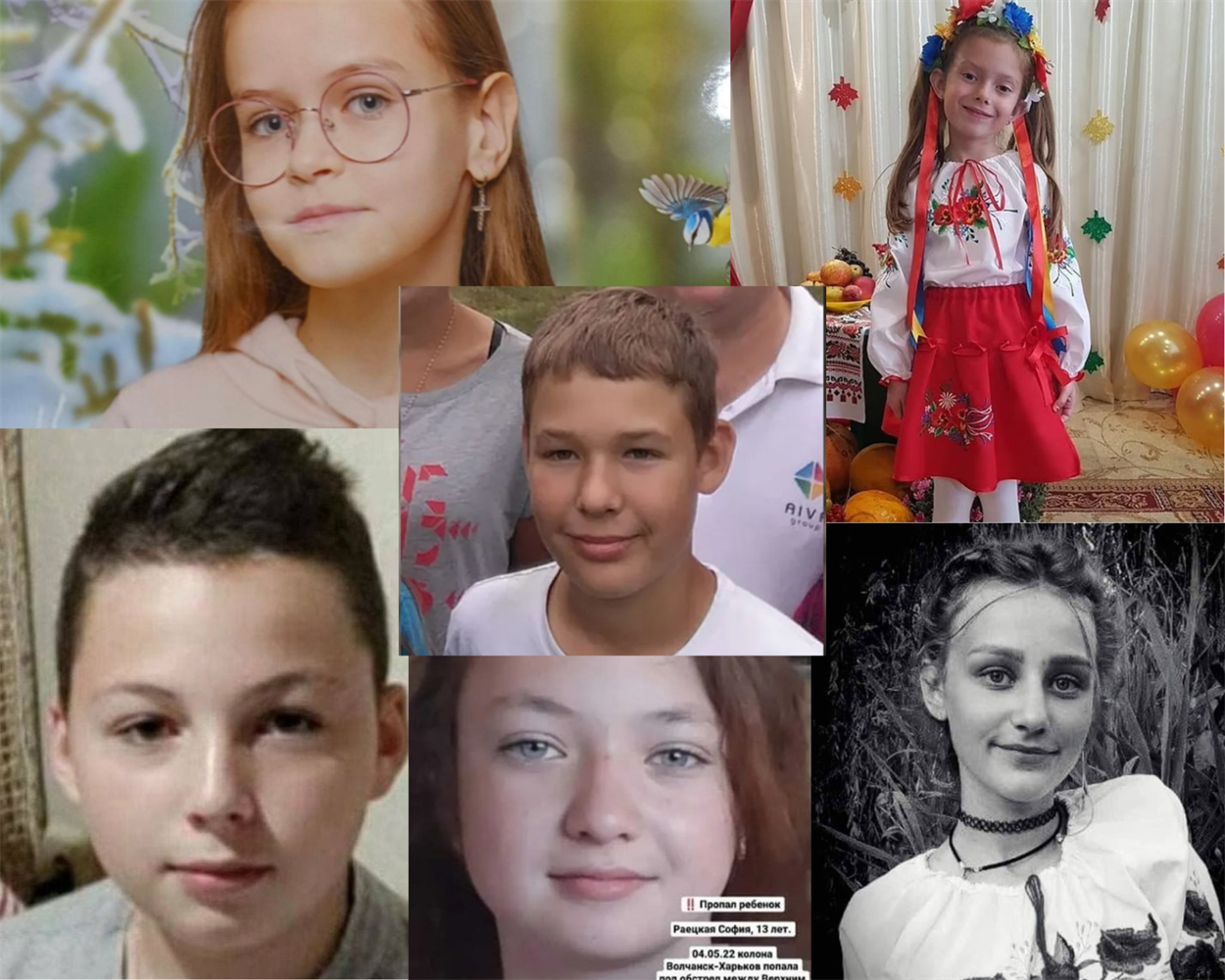 Іван Меть, Арсеній Калабін, Софія Раєцька, Аліса Перебийніс, Аня Кушнеренко, Аліса Хланс