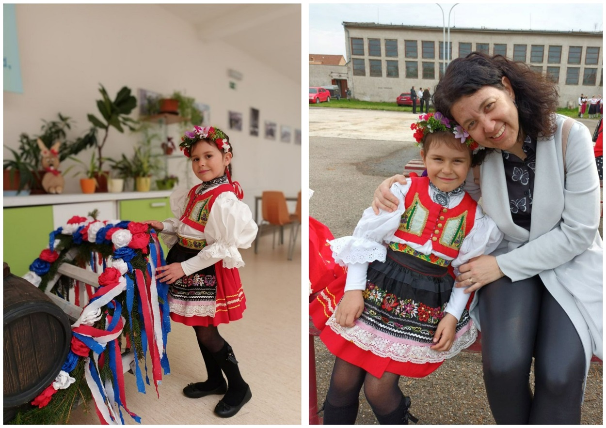 Роксолана - в національному одязі та національних кольорах Чехії