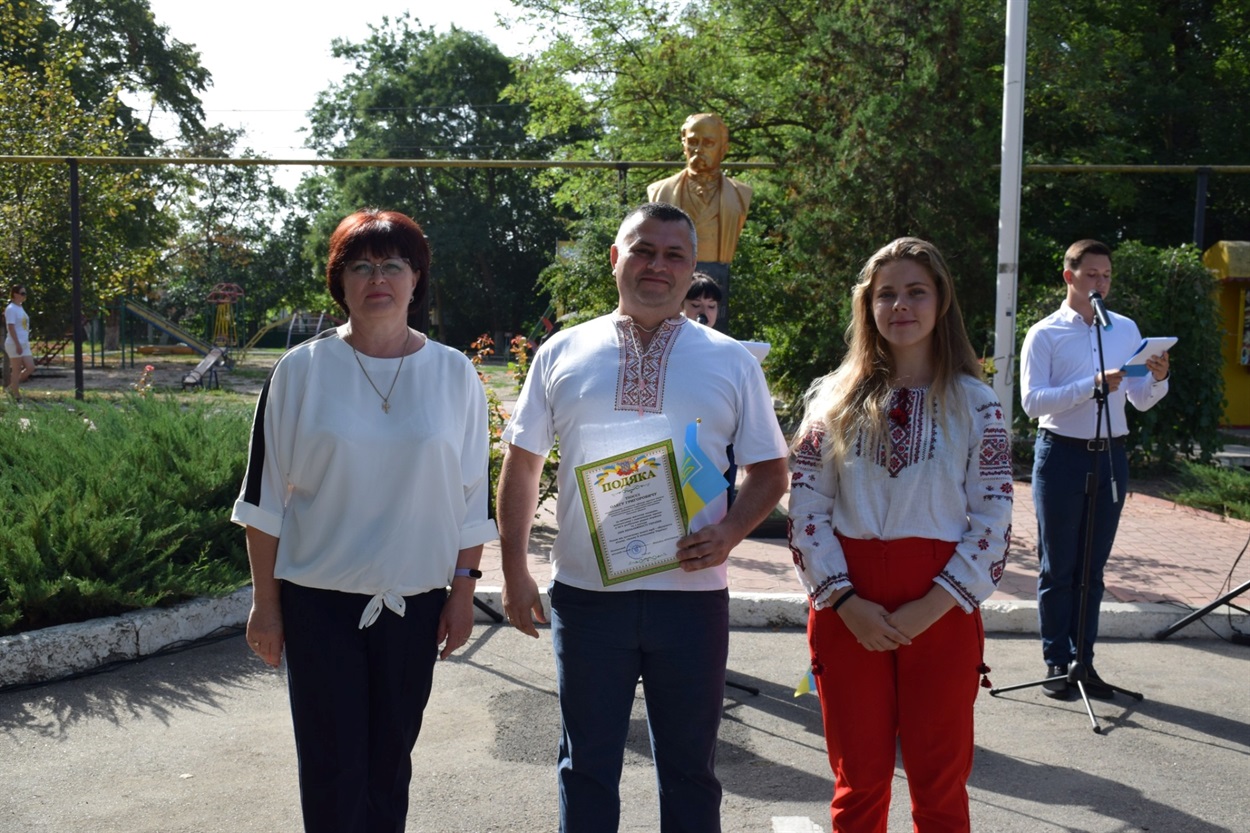 Під час нагородження до Дня Незалежності, Біляївка 2022 рік