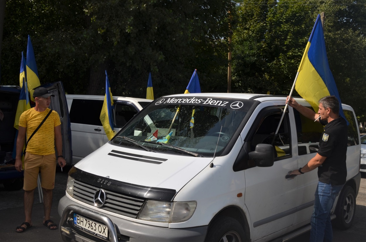 Патріотичний автопробіг Біляївка 2022 рік