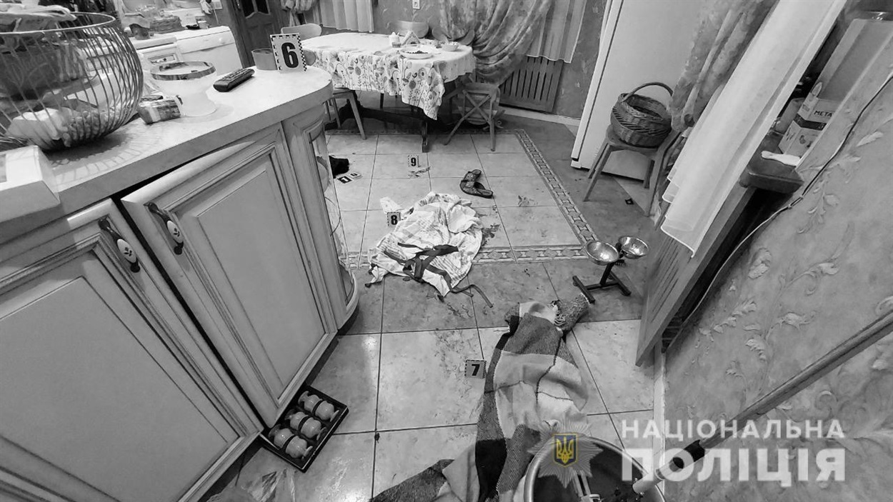 Фото з місця, де банда вчинила розбійний напад