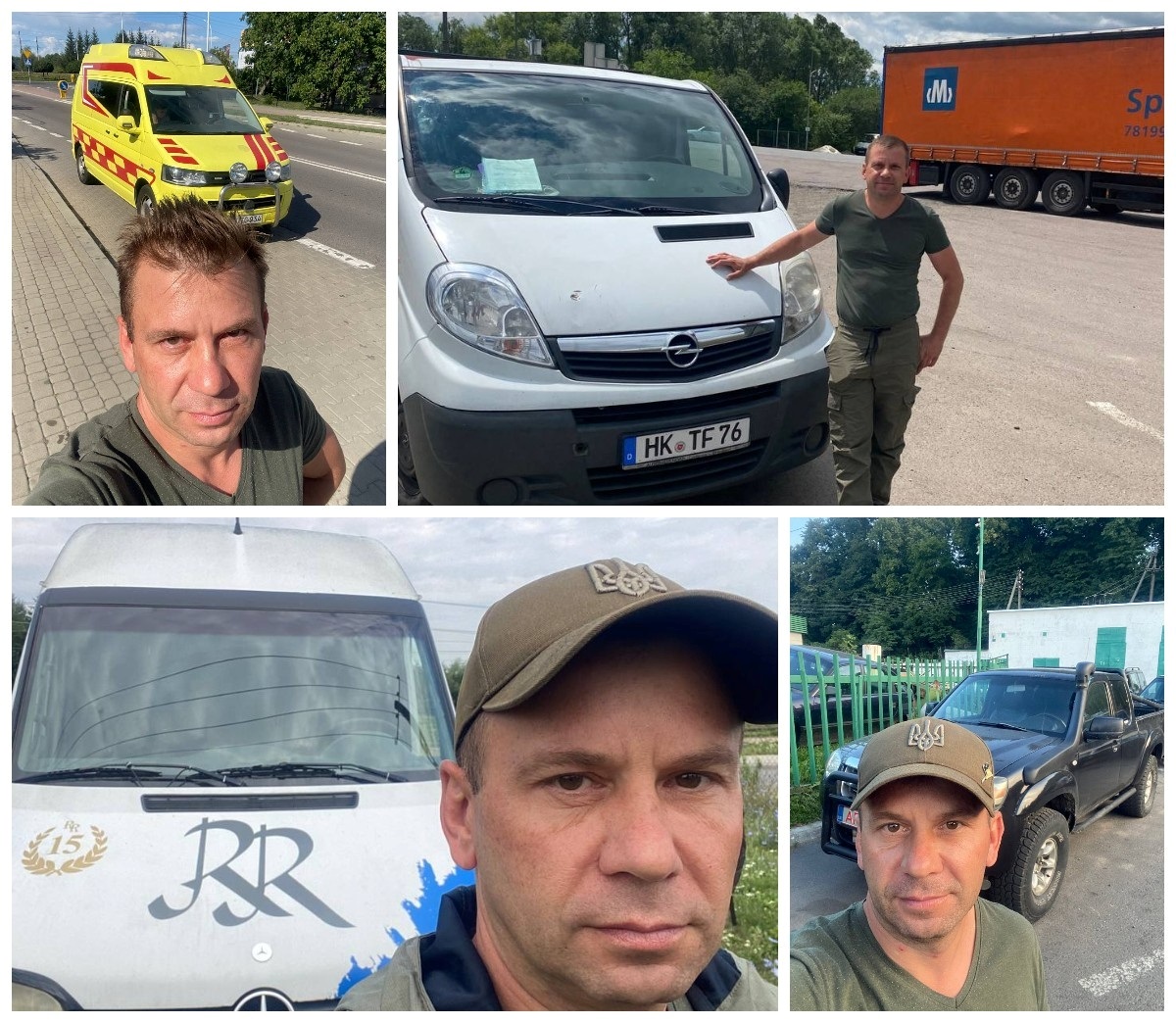 Автівки, які вдалося привезти з-за кордону та передати на потреби армії 