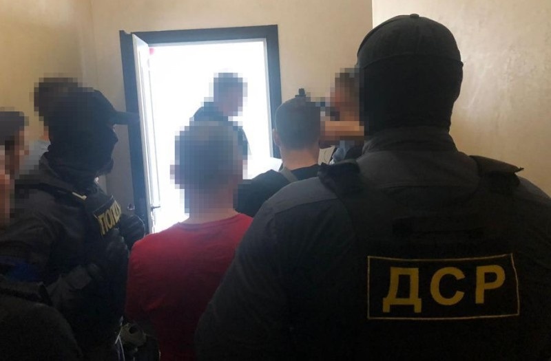 Під час затримання 