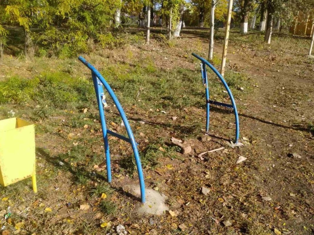 Понівечили дитячий майданчик, Біляївка