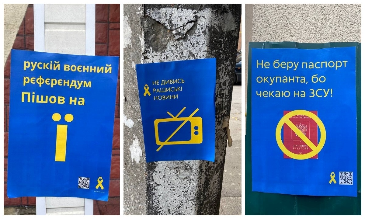 Людей закликали ігнорувати псевдореферендум та не отримувати російський паспорт 