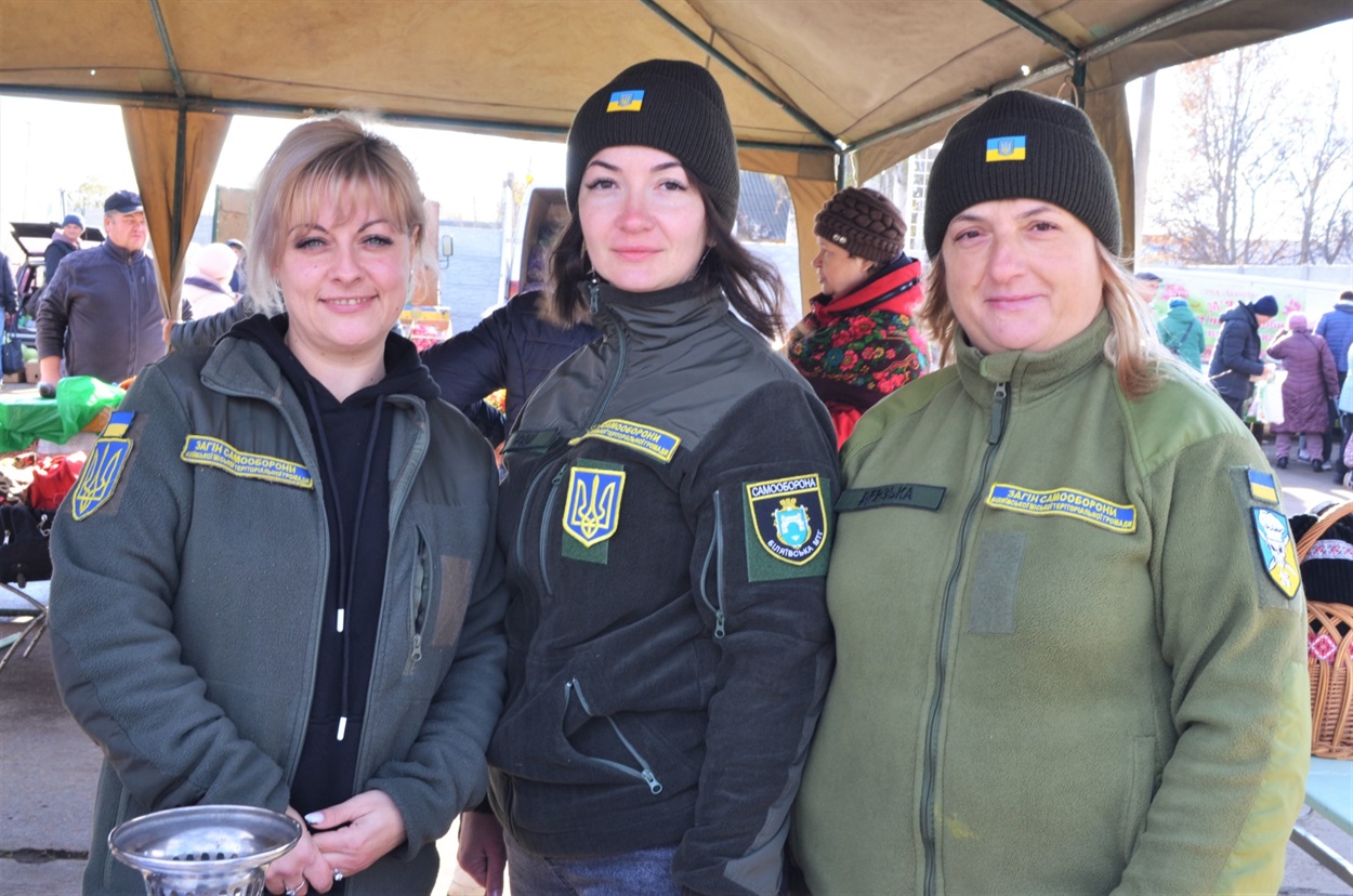 Під час благодійного ярмарку, підтримка ЗСУ Біляївка