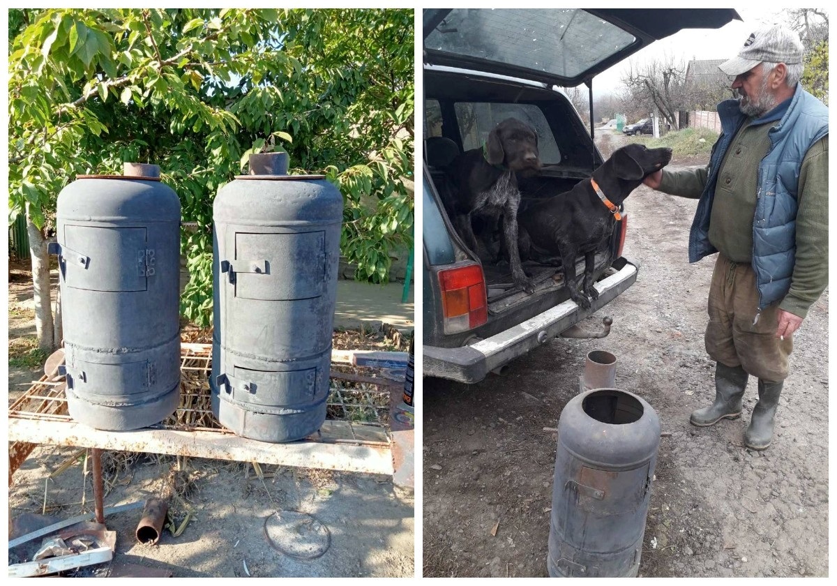 Декілька буржуйок поїхали на Харківщину, а також військовим у Миколаївську область 