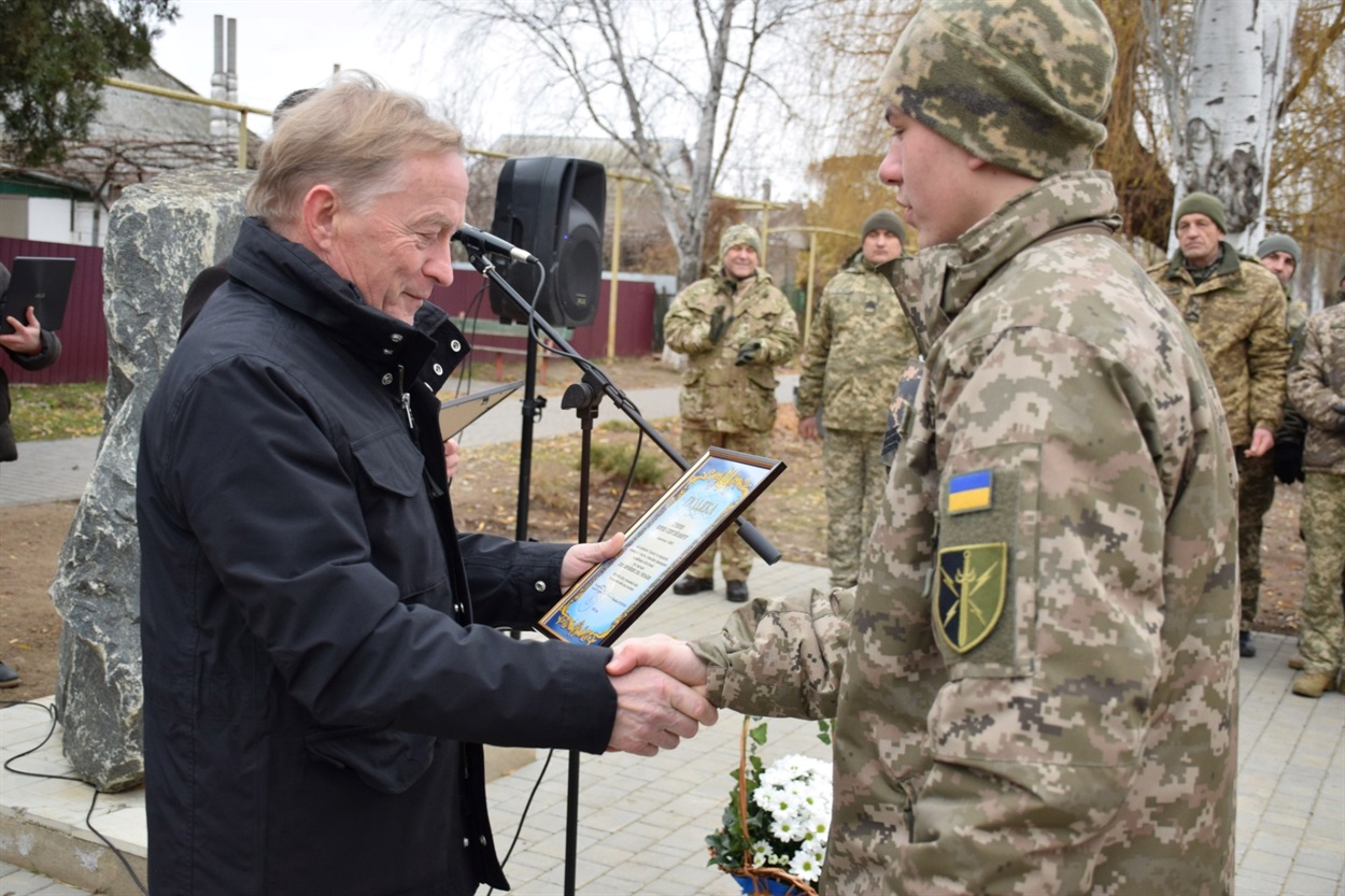 Під час урочистостей до Дня Збройних Сил України, Біляївка 2022 р