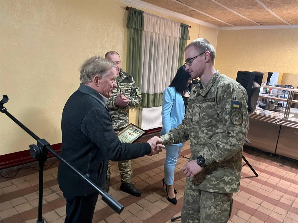Привітання до Дня Зробйних Сил України у  підшефній частині, 2022 р