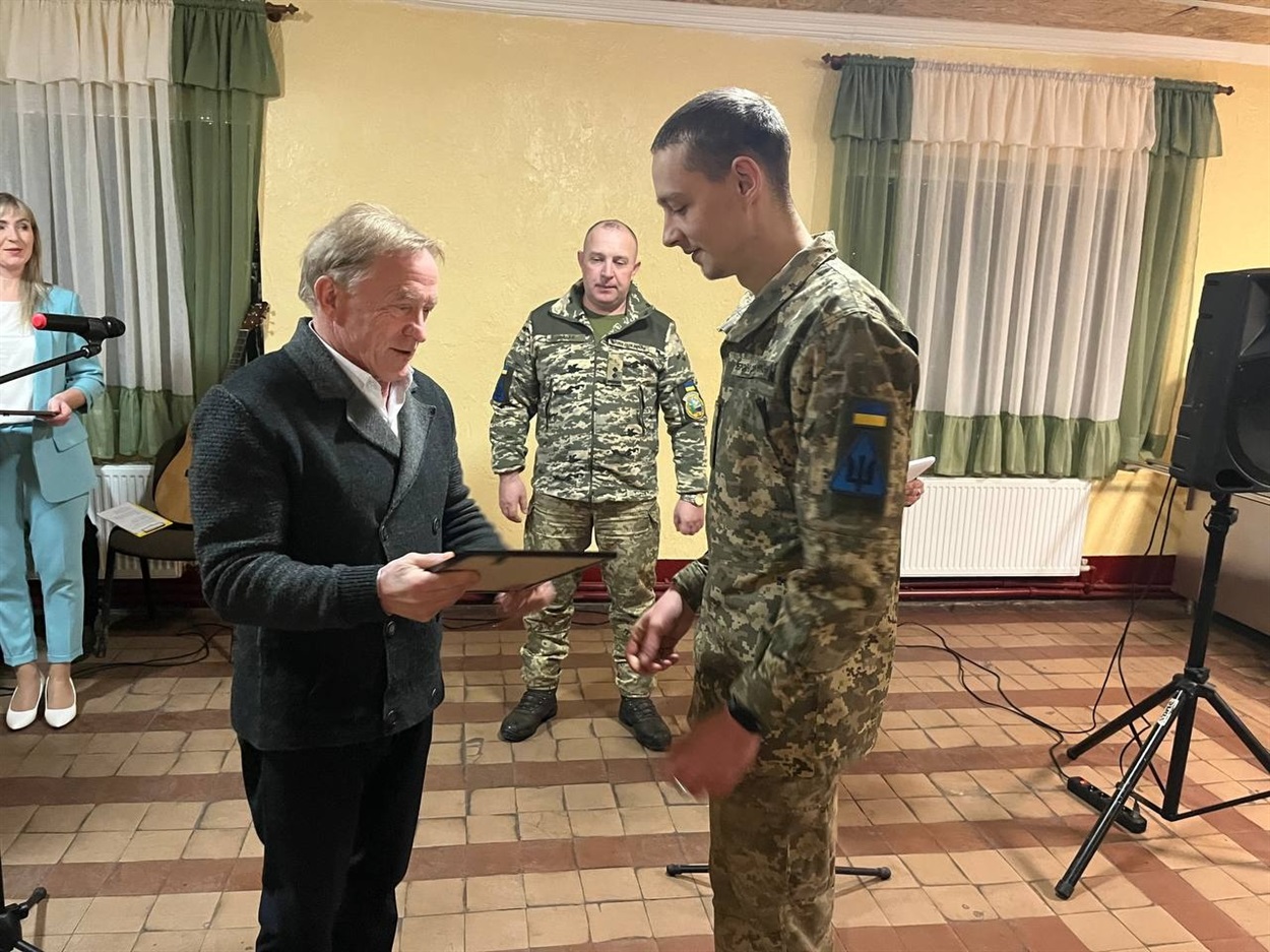 Привітання до Дня Зробйних Сил України у  підшефній частині, 2022 р