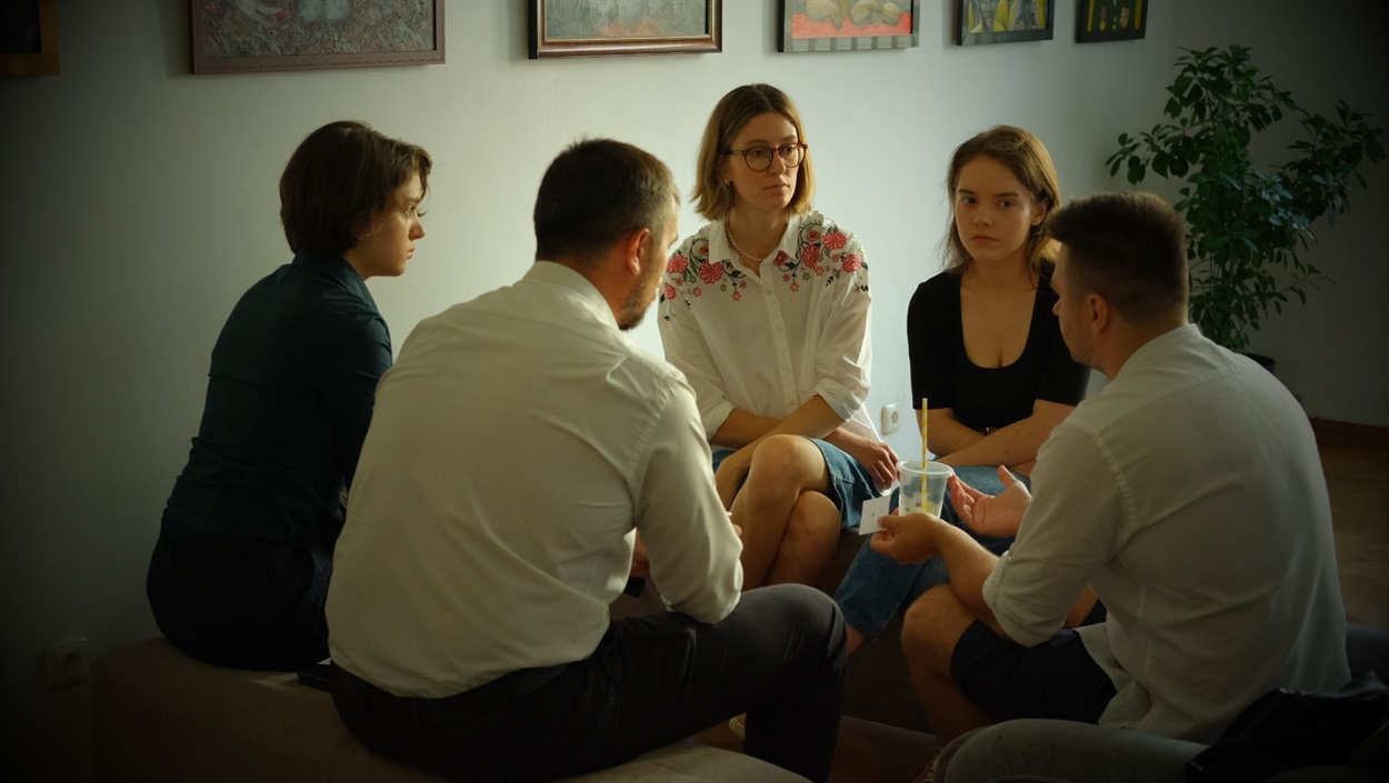 Під час зустрічей розмовного клубу "Ляси точать"