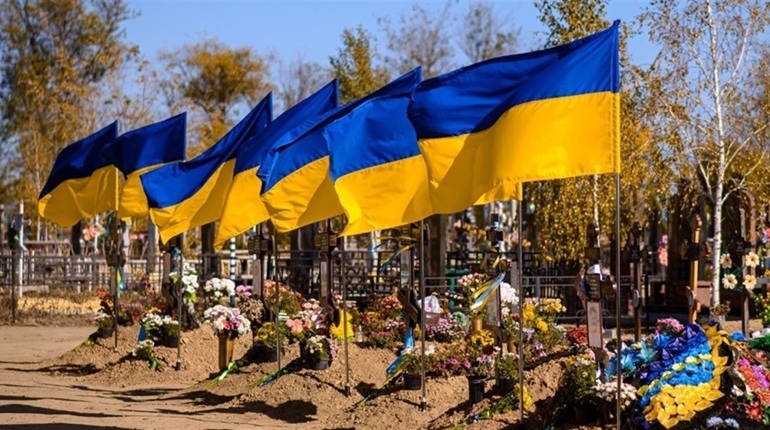 Алея Героїв на Біляївському кладовищі