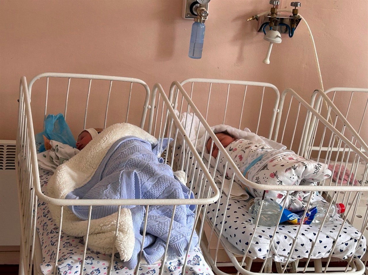 Малюки, які народилися під час війни у Біляївському пологовому відділенні
