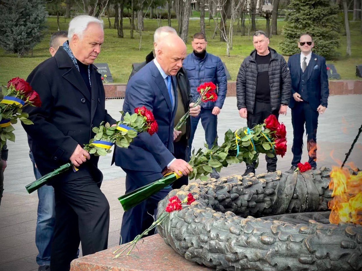 Покладання квітів з нагоди 79-ої річниці звільнення Одеси