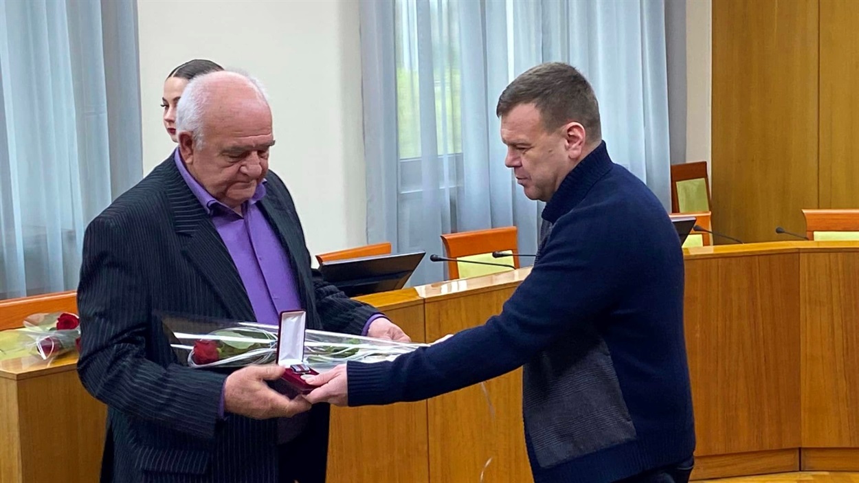Відзнаку Президента «За оборону України» вручають Віктору Вороніну з Біляївки